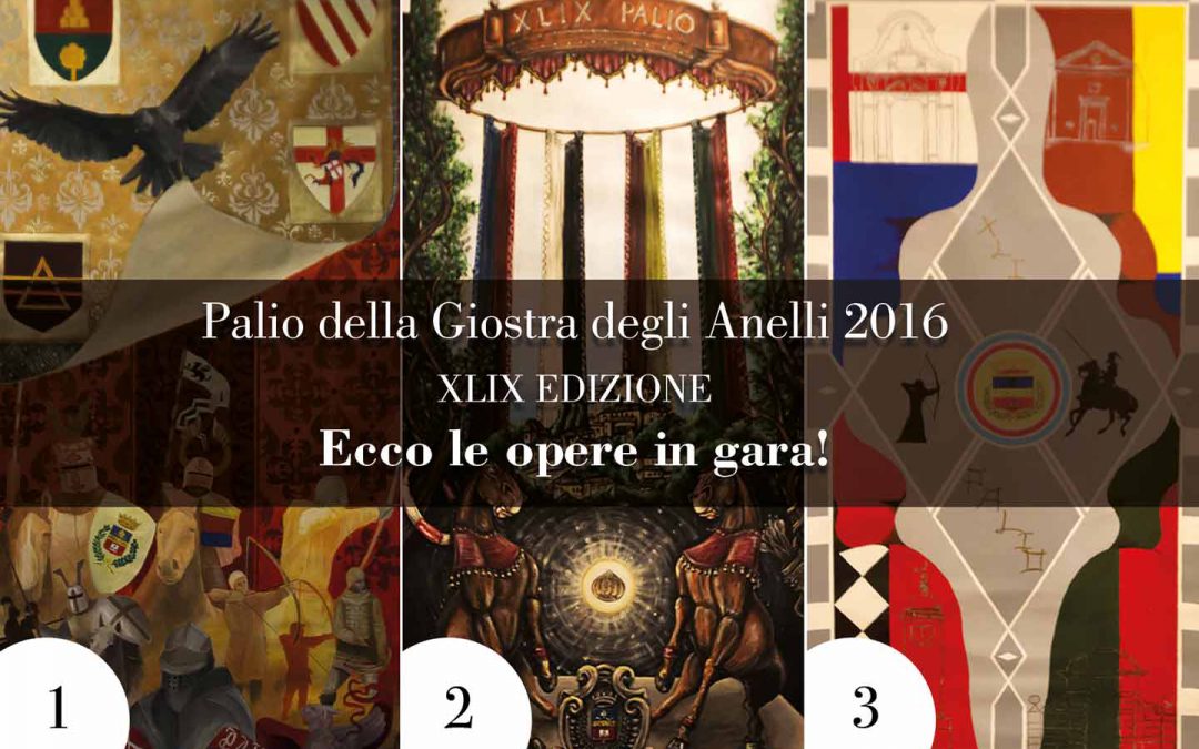 Concorso per la realizzazione del Palio 2016, ecco le opere in gara